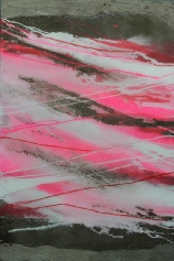 es fliesst 1, 60x90cm, pigmente, zement, epoxidharz auf leinwand.JPG