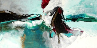 heimweg 1,80x40cm, pigmente, bitumen, lack auf leinwand.JPG
