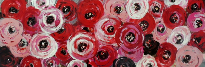 nostalgierosen 4, 120x40cm, pigmente,bitumen, lack auf leinwand.JPG