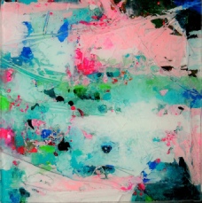sweet temptation 1, 40x40x7cm, pigmente, pe folie, epoxidharz auf holzrahmen.JPG