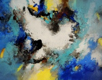 wolken am himmel, 90x70cm, pigmente, champagnerkreide auf leinwand.JPG